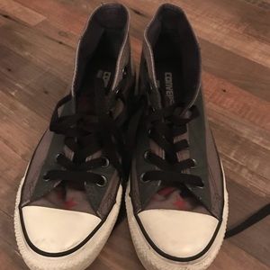 Converse high top shoes. Women’s size 8